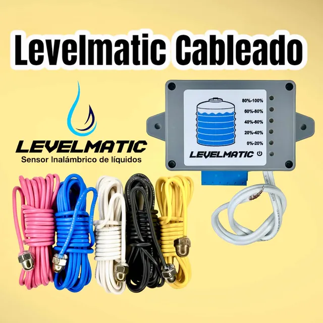 Medidor Cableado De Nivel De Agua En Tanques Levelmatic