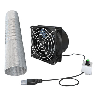 Extractor De Aire Usb Para Tubo De Ventilador Único De 1 M. Extractor De Aire Usb Para Tubo De Ventilador Único De 1 M.