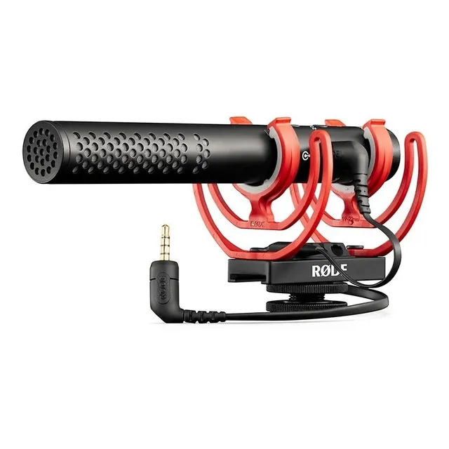 Micrófono Rode VideoMic NTG Condensador Supercardioide color negro