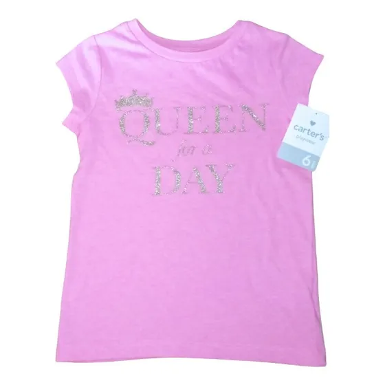 Franela Niñas Carters Reina Queen For A Day T-6 