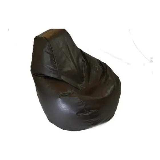 Sillón Puff Pera Mediano Confortable Chocolate