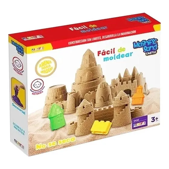 Juego Arena Magica Magnific Sand Castillo Con Moldes P