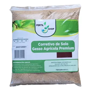 Fertilizante Gesso Premium 5 Kg Corretivo De Solo Fertilizante Gesso Premium 5 Kg Corretivo De Solo