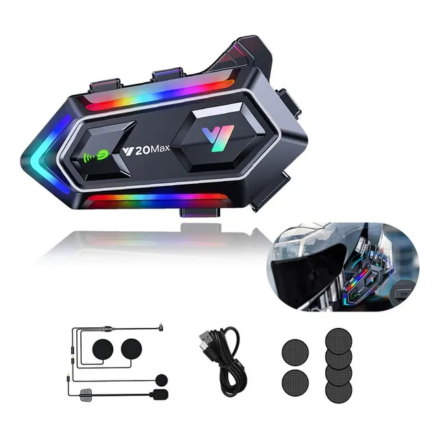 Manos Libres Bluetooth Intercomunicador Moto Casco Audifonos