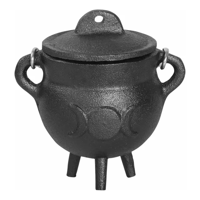 Caldero Hierro Fundido 3.5 Tapa Asa Perfecto Kit Manchae
