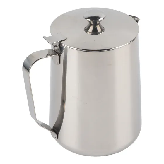 A Jarra De Espuma Leche De Taza De Café De Acero Inoxidable