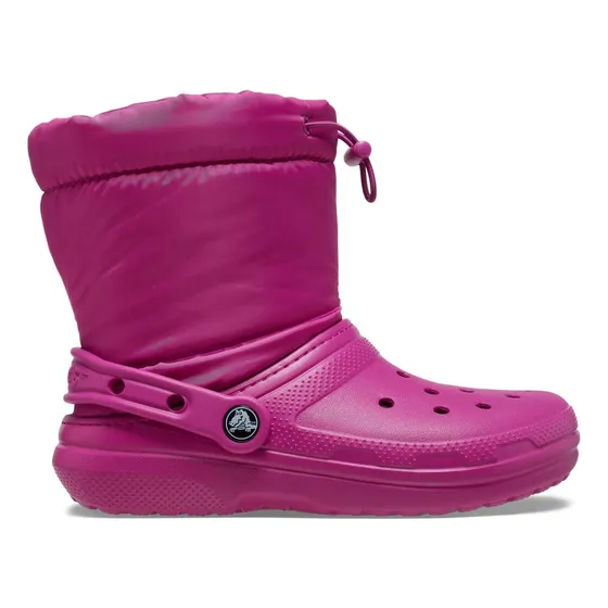 Botas Crocs Original Classic Lined Neo Puff Unisex Rosa Niño