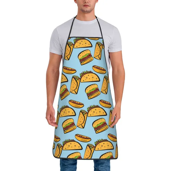 Mryumi Delantal Patron Carne Para Mujer Hombr Ajustable Chef