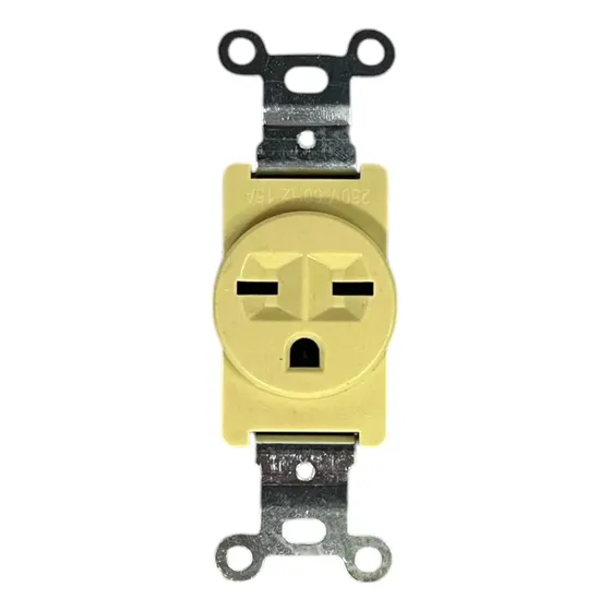 Toma T/chino 20a 220v Beige Pack 2 Und Tauro