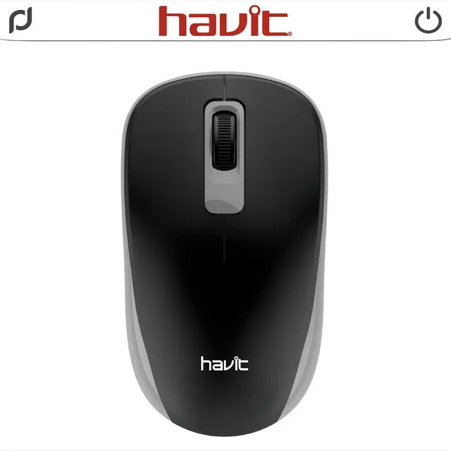 Mouse Inalambrico Havit Ms626gt 1200dpi 3 Botones 10m @pd Color Negro