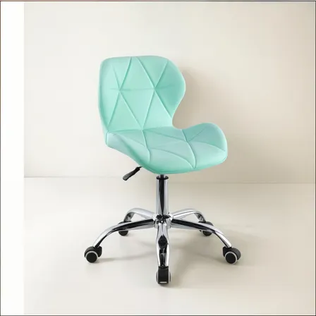 Silla De Escritorio Mariposa Giratoria Acolchada Color Verde