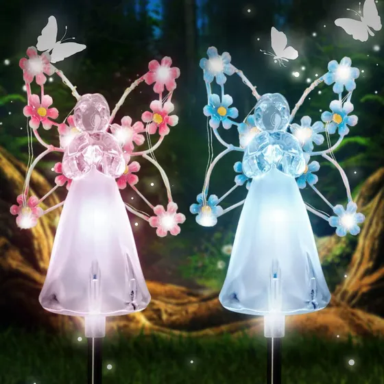 Luz Solar Angel Impermeabl 2023 Nueva Decoracion Led Jardin