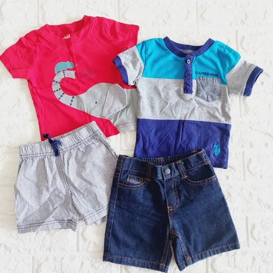 Combo De 4 Piezas Para Bebe Carters Polo