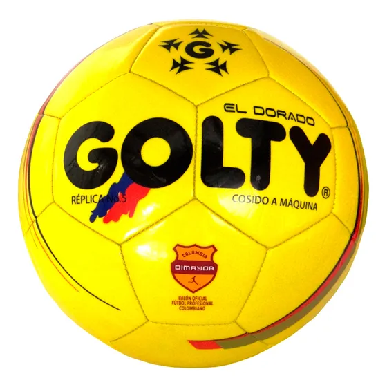Balon Golty Futbol No Profesional Dorado
