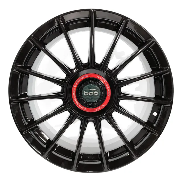 Jogo De Roda Sunline Oz Aro 17 Tala 7 4x100 Preta Brilho