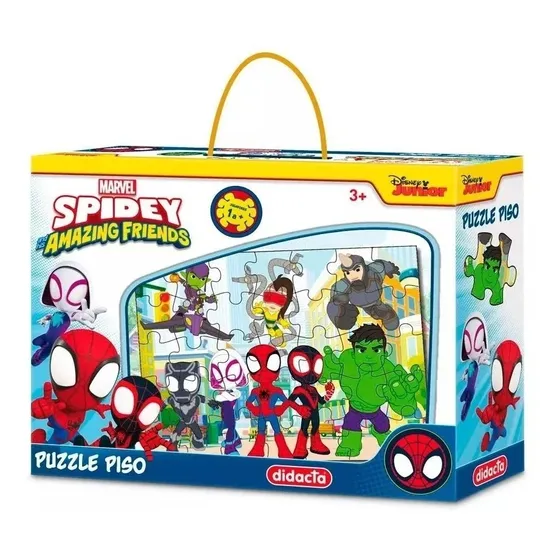 Puzzle Piso Spidey 35 Piezas - Juego De Mesa Mundo Magico