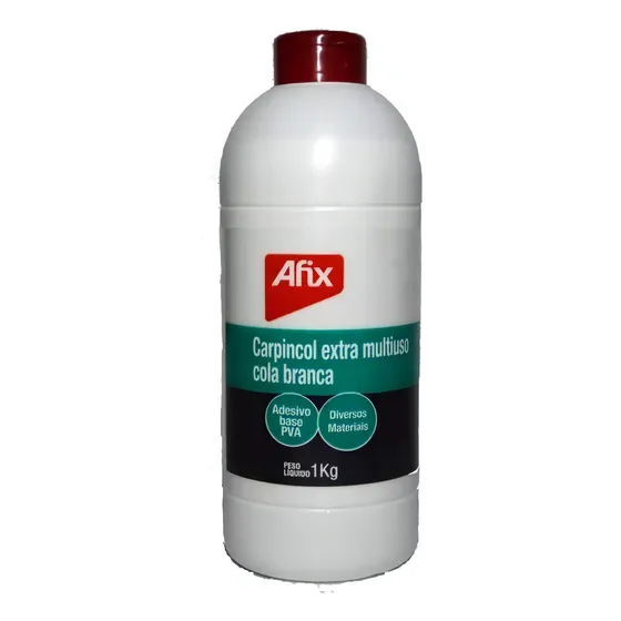 Pegamento Líquido Afix Cola blanca color blanco de 750g no tóxico