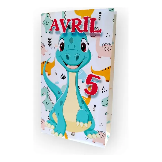 10 Bolsas Sorpresitas Cumpleaños Dinosaurio Bebe 2