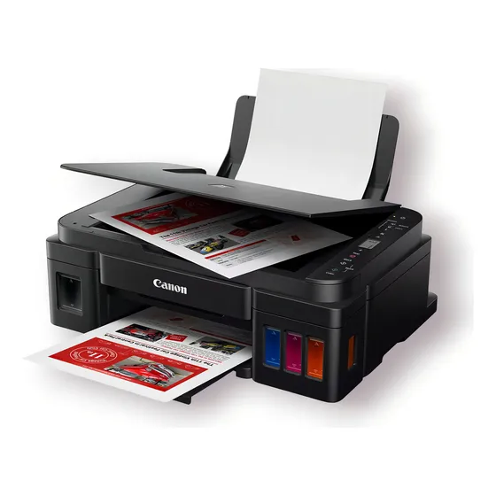 Impresora A Color Multifunción Canon Pixma G3410 Con Wifi Color Negro
