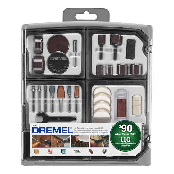 Kit De Accesorios De Minitorno Dremel 110 Piezas