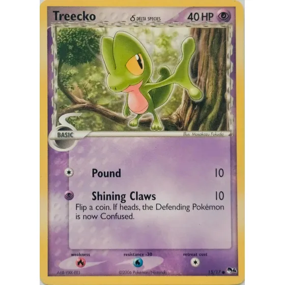 Pokemon Tcg Treecko 15/17 Comun (delta Species)