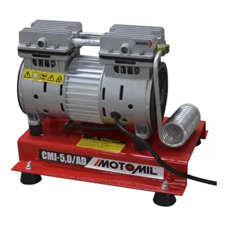 Motomil Compressor de Ar Portátil Motomil 1.361hp Isento de Óleo