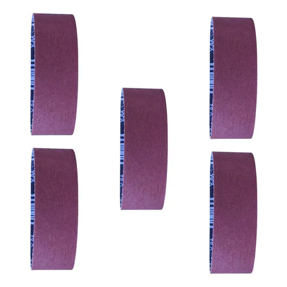 Pack 5 Lija Banda X-86 Fandeli Grano 120 4¨x24¨ Resistente