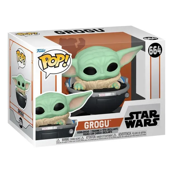 Funko Pop Grogu Con Prama Star Wars