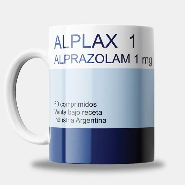 Taza De Cerámica Premium Aaa - Alplax 1mg #191 - C/caja
