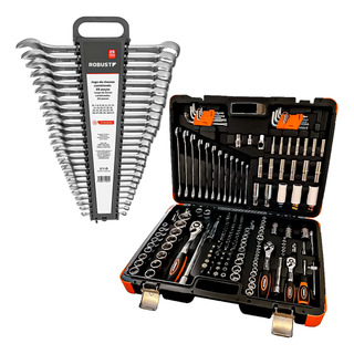 Kit Jogo Chaves Combinadas Robust 5000r 178 Peças + 25 Pcs Kit Jogo Chaves Combinadas Robust 5000r 178 Peças + 25 Pcs