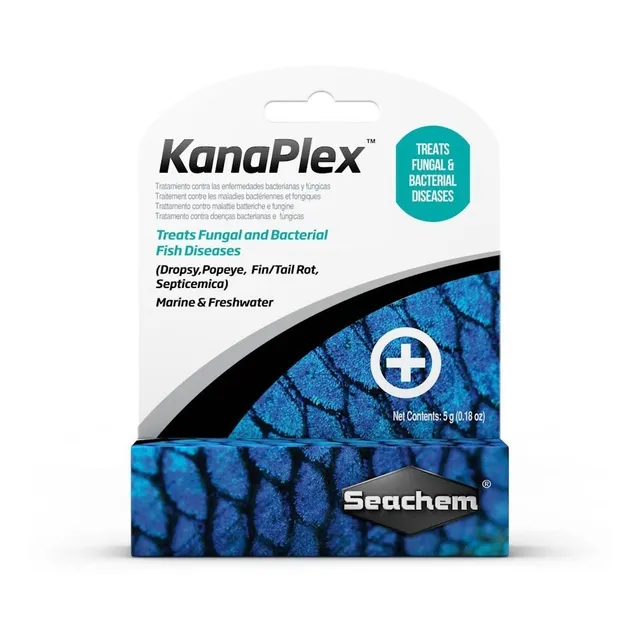 Kanaplex  Enfermedad Fúngicas Bacterianas Peces Seachem 5gr