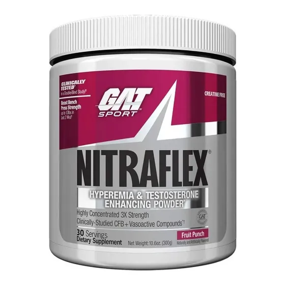 Pre Entreno Gat Nitraflex 30 Servicios (sabores)