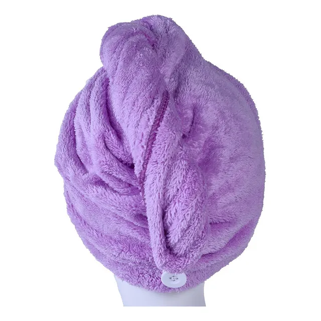Toalla De Secado De Pelo De Microfibra Ultra Absorbente