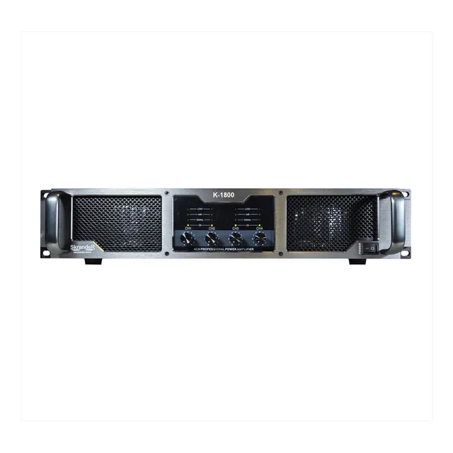 Amplificador Skrander K-1800 1800wx4 Hibrido Super Subwoofer