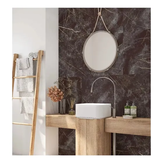 Porcelanico 60x120 Noir Marquina Tendenza Sat. Rect X Caja