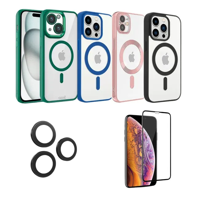 Case Protector iPhone Magsafe+cámara Y Vidrio 9d De Regalo