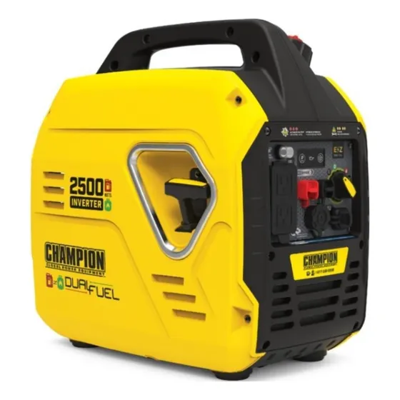 Generador Champion 2500 W Dual Fuel
