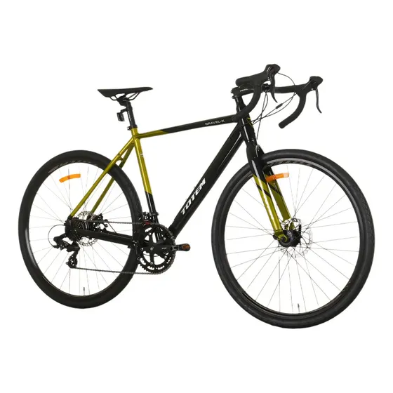 Bicicleta De Gravel Totem Aro 700 Modelo Gravel-x Unisex Verde M