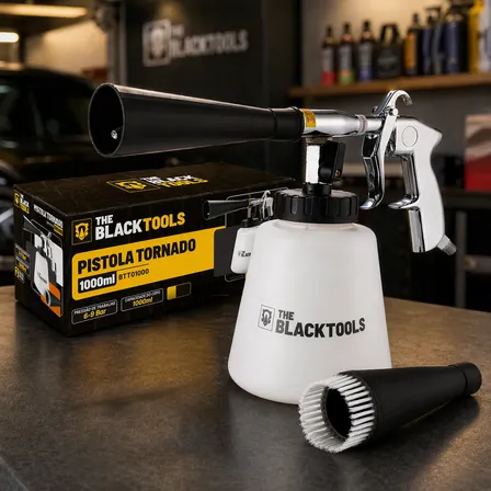 Pistola Tornador 1000ml Pneumática Rolamentada Com Corneta