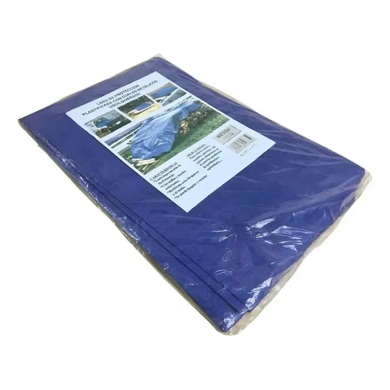 Lona Toldo Tipo Camping 4 X 3 100% Impermeable Con Ojales Color Azul