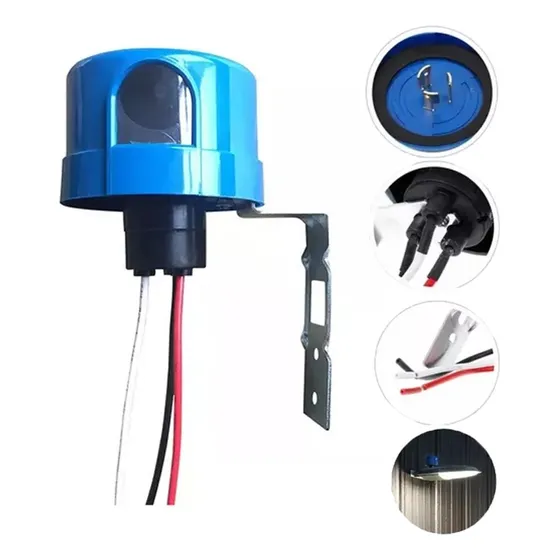 Fotocelda Control De Luminaria Con Base 220v 10a