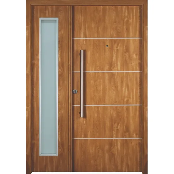Puerta Y Media Oblak Innova Roble Vidriada 1983 140x200