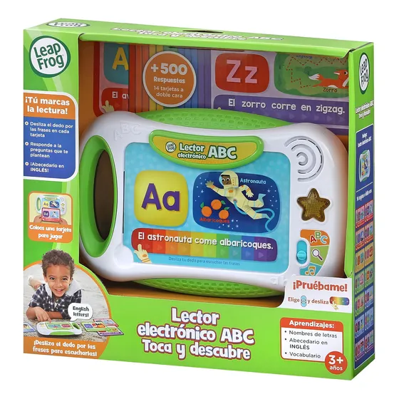 Lector Electrónico Abc Toca Y Descubre Táctil Leap Frog Color Blanco