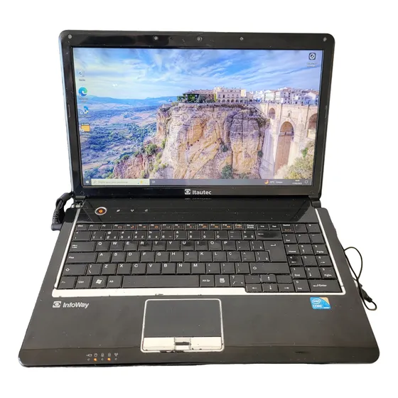 Notebook Itautec Infoway N8645, Intel I7, 8gb, 500gb Usado Preto