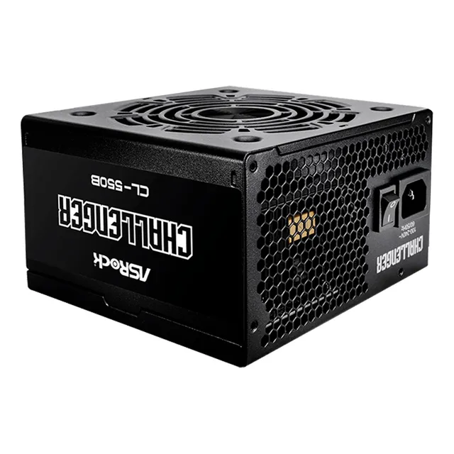 Fuente De Poder Asrock 550w 80 Plus Bronze Color Negro