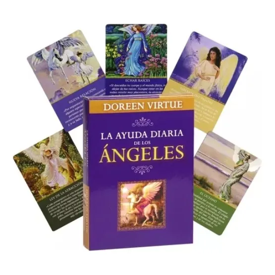 Oráculo La Ayuda Diaria De Los Ángeles Español Tamaño 10x7cm