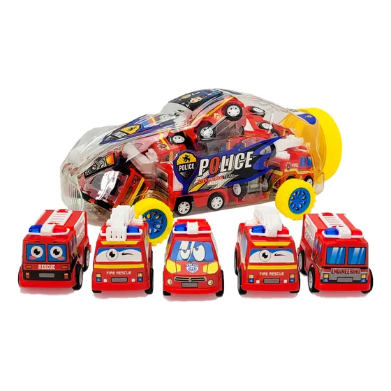 Pack 12 Autitos A Fricción - Juguete Sorpresa Cumpleaños