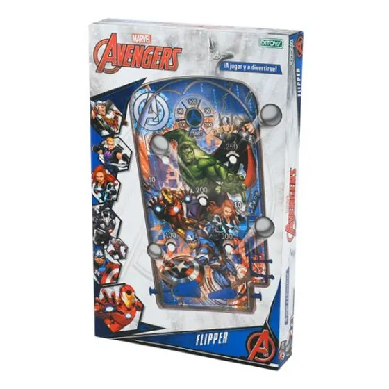 Juego Flipper Avengers Ditoys  Juego De Mesa Pinbal