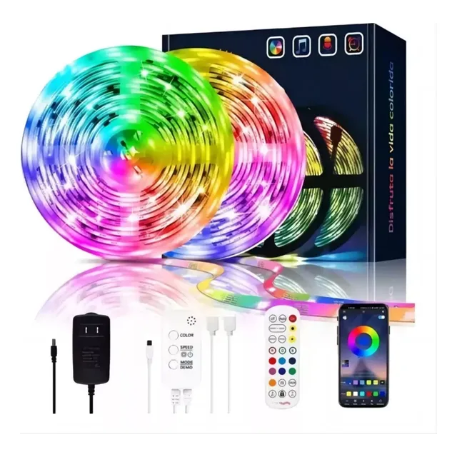 Led Lights Smart Strip 20m Aplicación Controlada