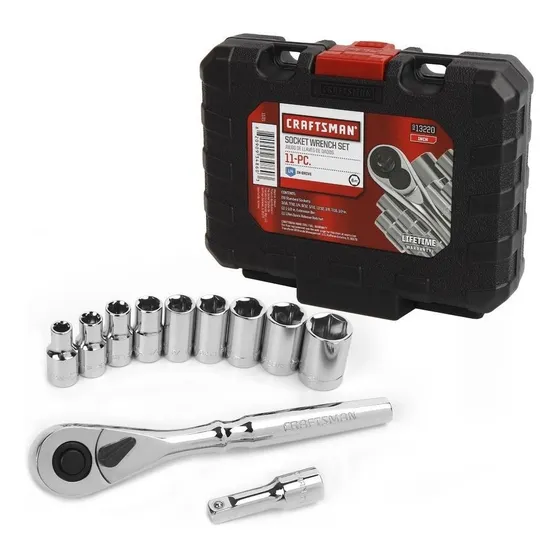 Juego De Dados Con Matraca De 1/4 PuLG -craftsman
